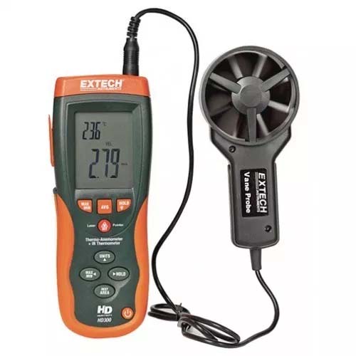 Harga Extech HD300 CFM/CMM Thermo-Anemometer With Built-in InfraRed ...